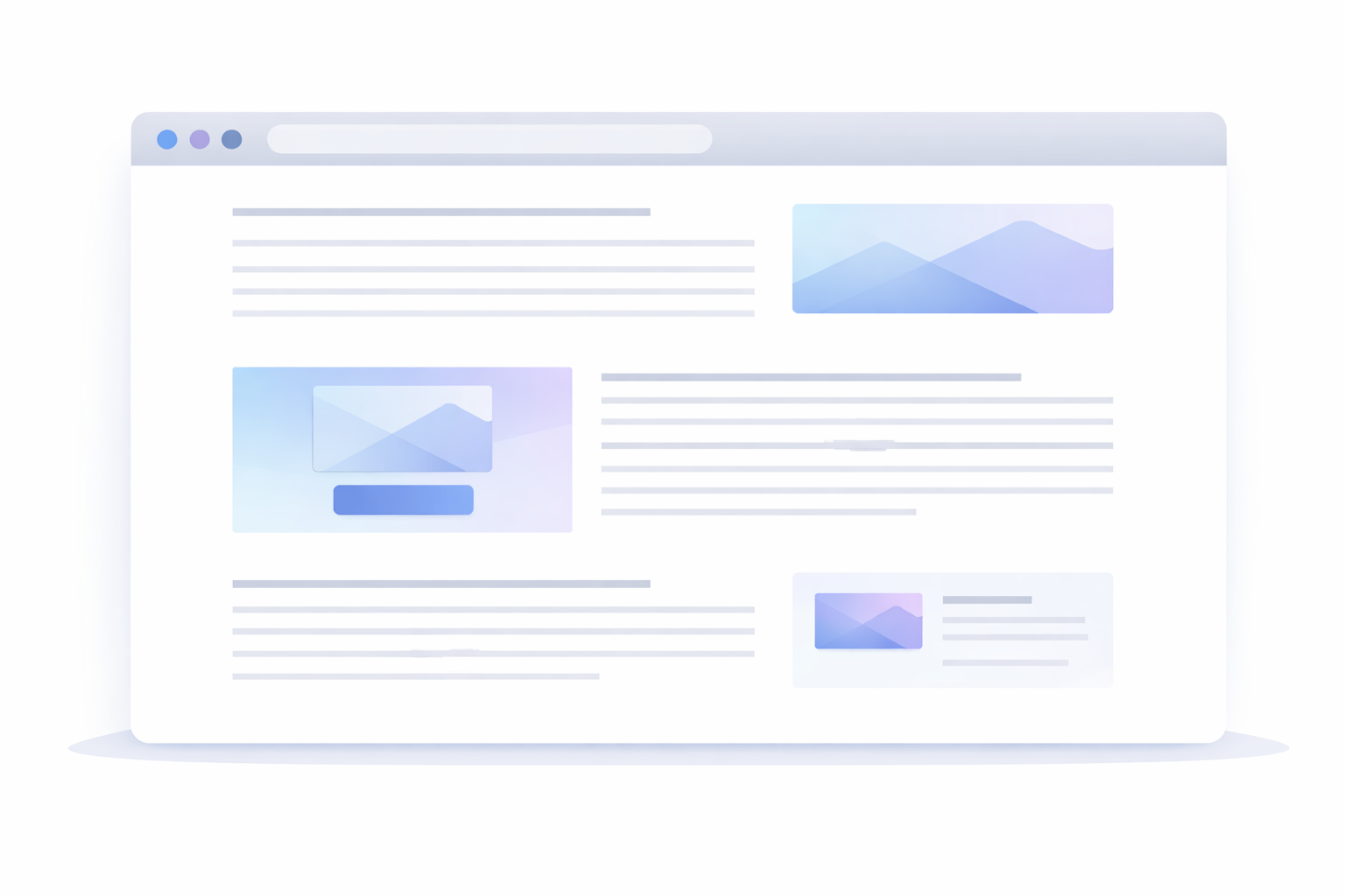 Example layout showing Native In-Content Units within content